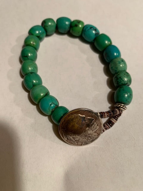 Indian head nickel on sale bracelet